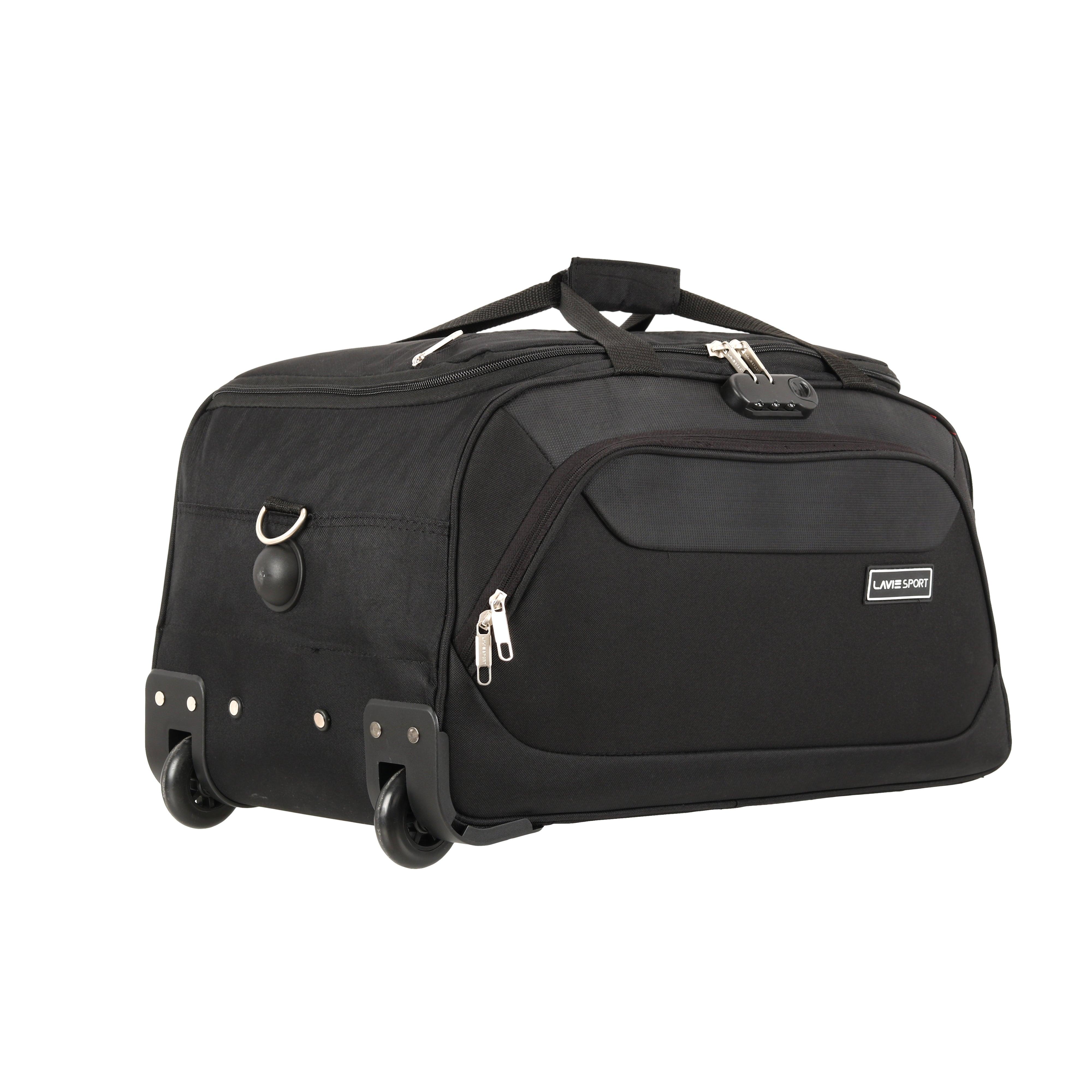 Lavie_Sport_57_cms_Anti-theft_Voyage_Wheel_Duffle_Bag|_Trolley_Bag_Black