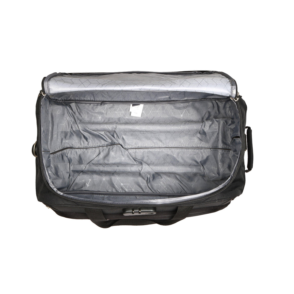 Lavie Sport 57 Cms Anti-Theft Voyage Wheel Duffle Bag For Travel | Luggage Bag Black - Lavie World
