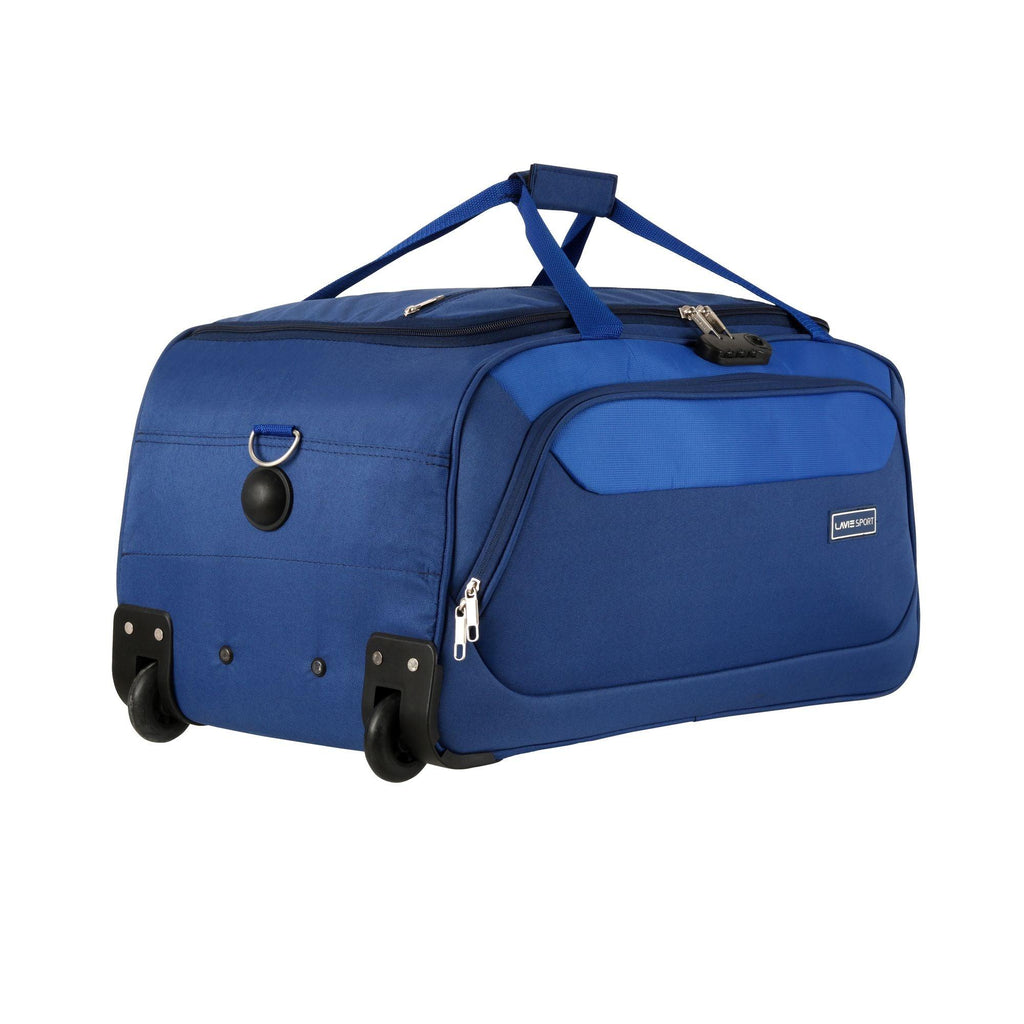 Lavie Sport 65 Cms Anti-Theft Voyage Wheel Duffle Bag For Travel | Luggage Bag Navy - Lavie World