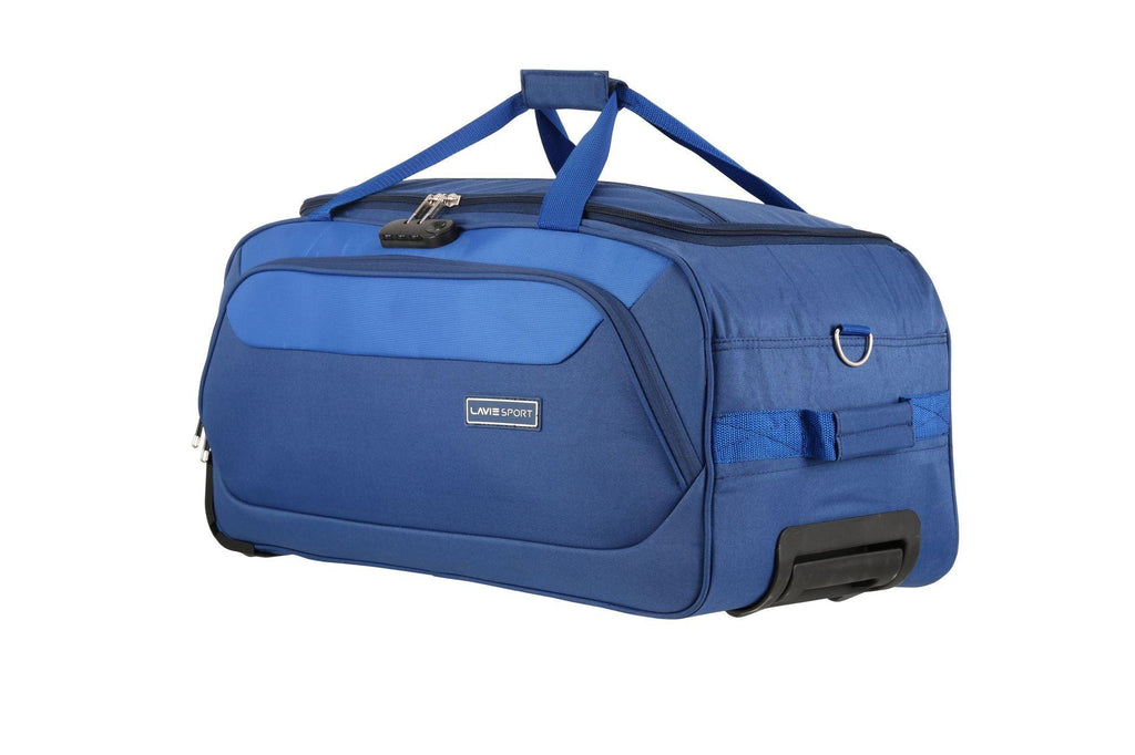 Lavie Sport 65 cms Anti-theft Voyage Wheel Duffle Bag | Trolley Bag Navy - Lavie World