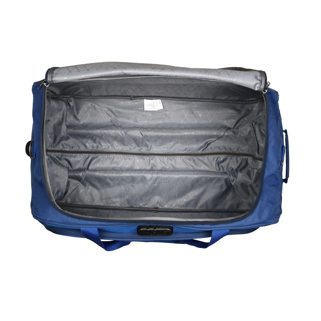 Lavie Sport 65 cms Anti-theft Voyage Wheel Duffle Bag | Trolley Bag Navy - Lavie World