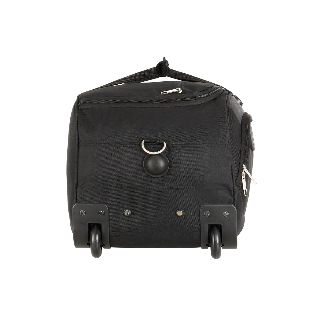 Lavie Sport 57 cms Anti-theft Sage Wheel Duffle Bag For Travel | Luggage Bag Black - Lavie World