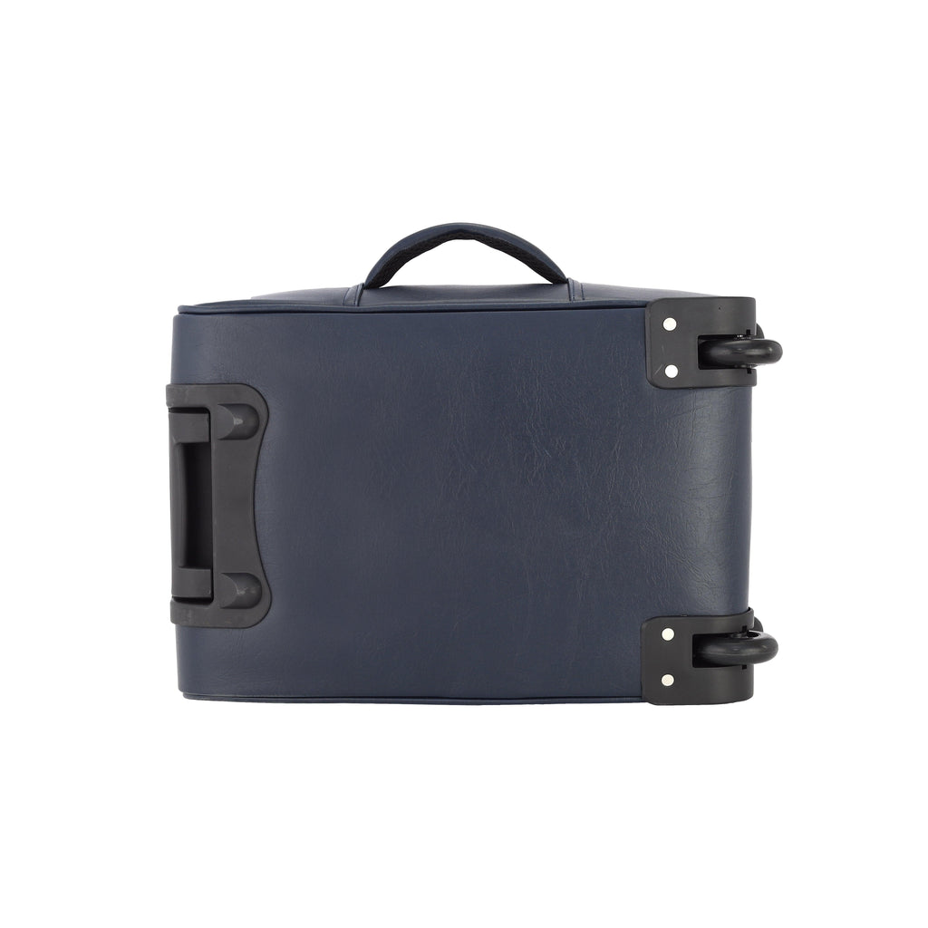 Lavie Sport 45 Cms Premium Majestic Overnighter Laptop Trolley | Luggage Bag Navy - Lavie World