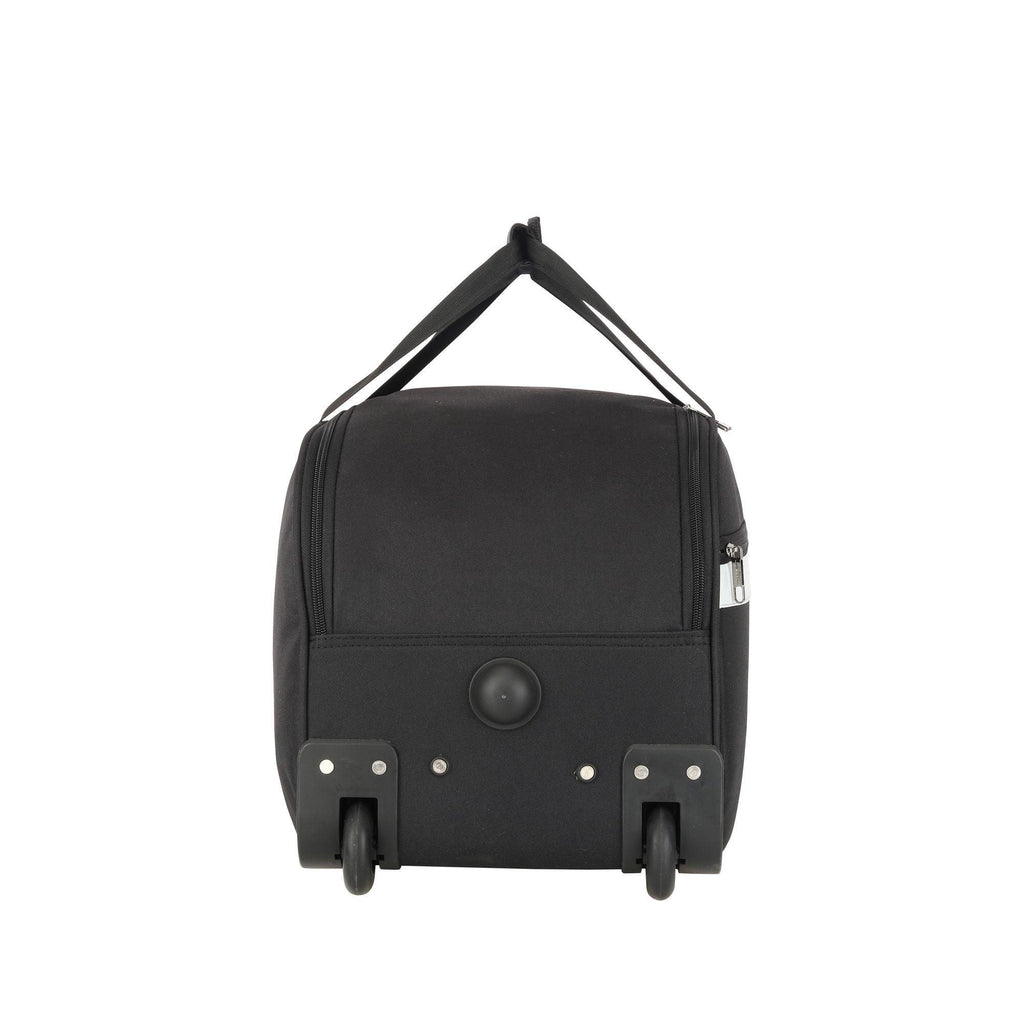 Lavie Sport Cabin Size 53 Cms Meridian X Wheel Duffle Bag For Travel | Luggage Bag Black - Lavie World