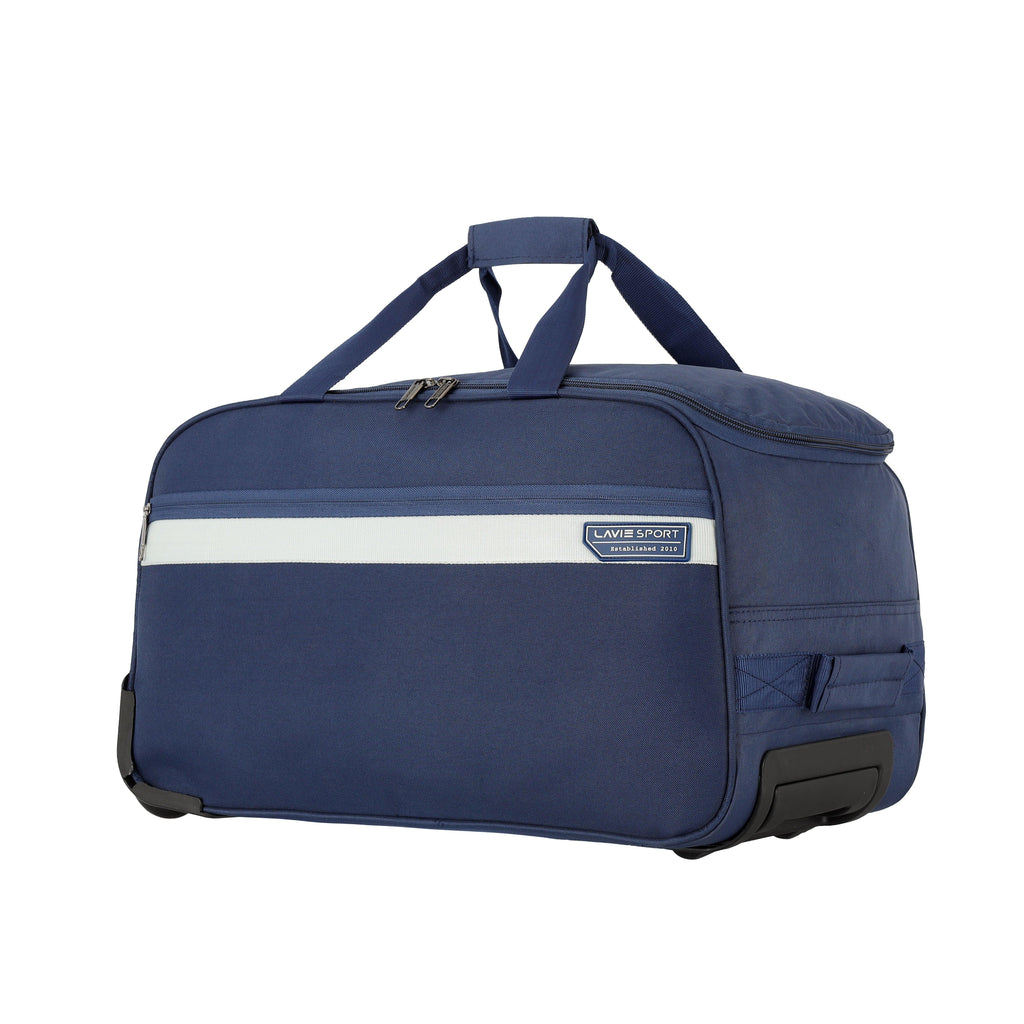 Lavie Sport Cabin Size 53 cms Meridian X Wheel Duffle Bag For Travel | Luggage Bag Navy - Lavie World