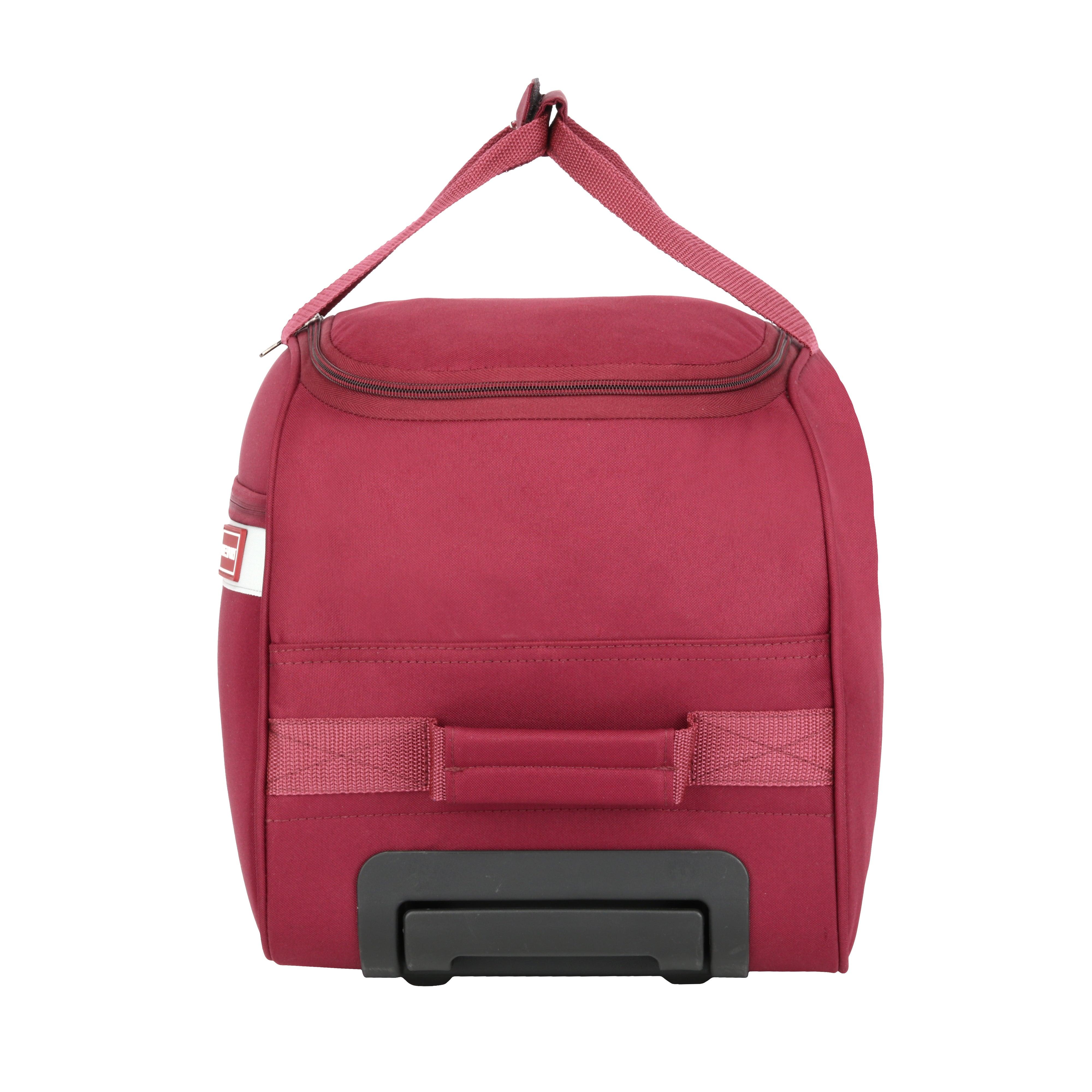 Lavie Sport Cabin Size 53 cms Meridian X Wheel Duffle Bag | Maroon - Lavie World
