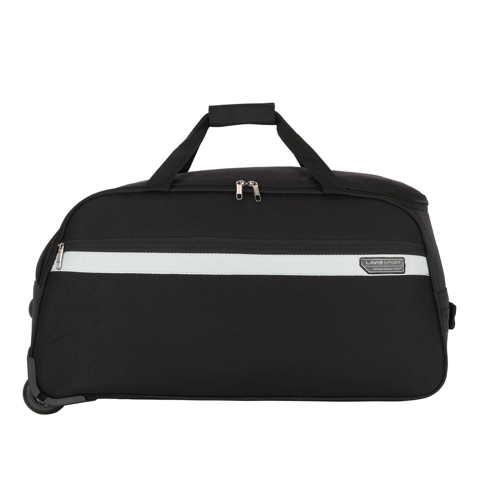 Lavie Sport Large Size 63 cms Meridian X Wheel Duffle Bag | Black - Lavie World