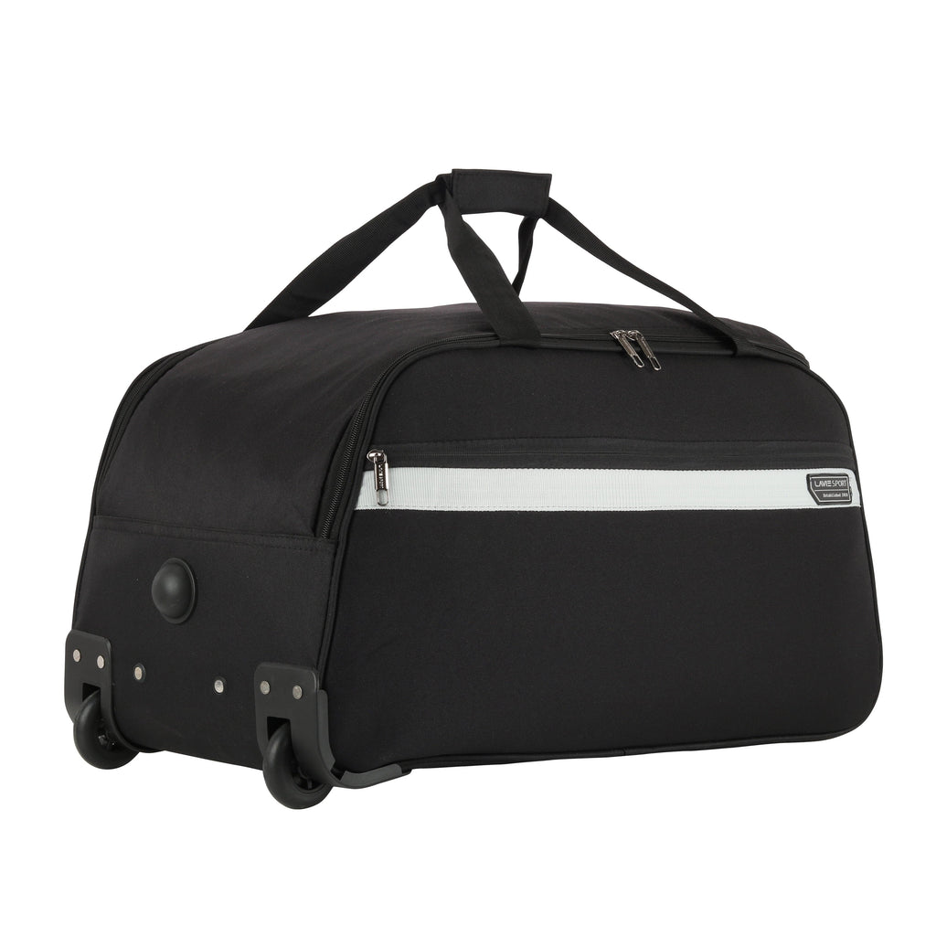 Lavie Sport Large Size 63 cms Meridian X Wheel Duffle Bag | Black - Lavie World