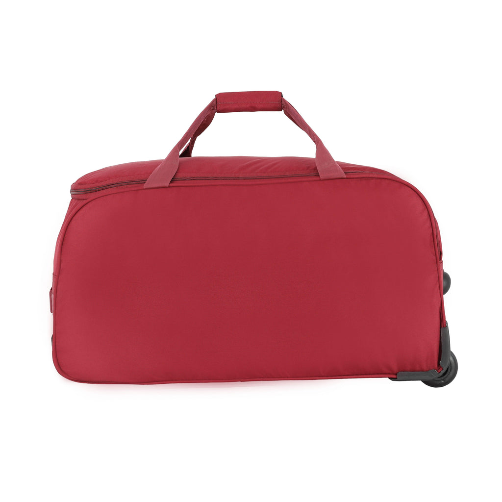 Lavie Sport Large Size 63 cms Meridian X Wheel Duffle Bag For Travel | Luggage Bag Maroon - Lavie World