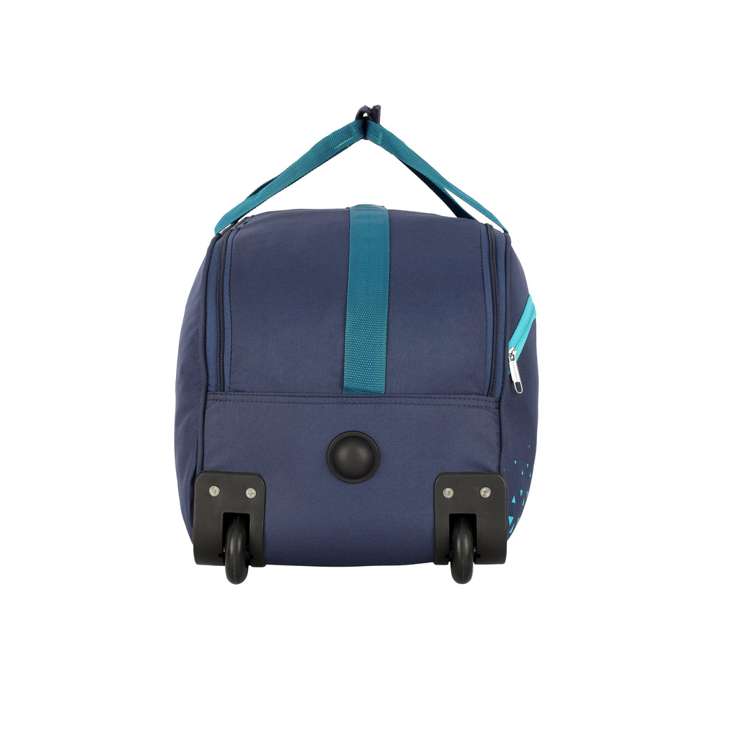 Lavie Sport Roar M Large Size 62 cms Wheel Duffle Bag For Travel | 2 Wheel Luggage Bag | Travel Duffle Wheeler Navy - Lavie World