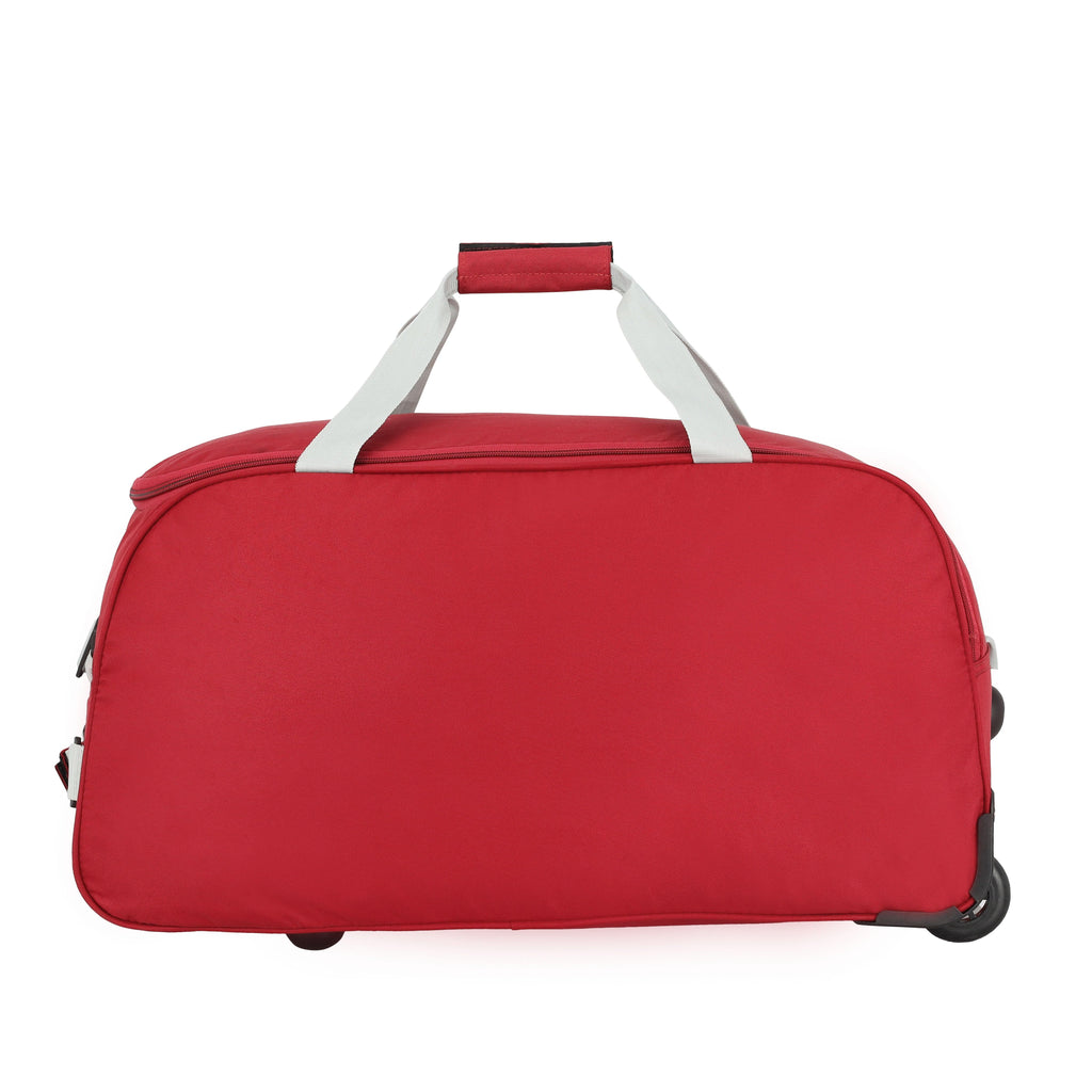 Lavie Sport Roar M Large Size 62 cms Wheel Duffle Bag For Travel | 2 Wheel Luggage Bag | Travel Duffle Wheeler Red - Lavie World