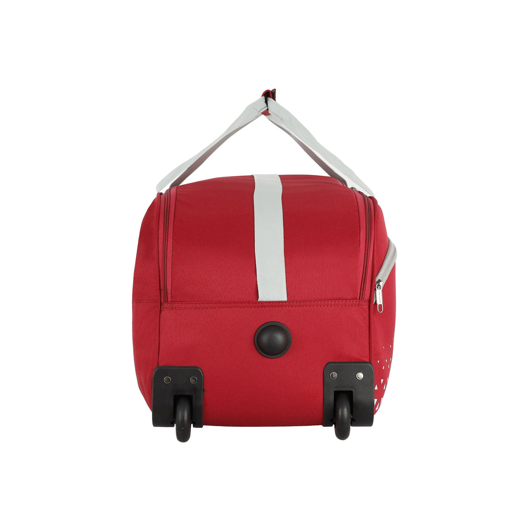 Lavie Sport Roar M Large Size 62 cms Wheel Duffle Bag For Travel | 2 Wheel Luggage Bag | Travel Duffle Wheeler Red - Lavie World