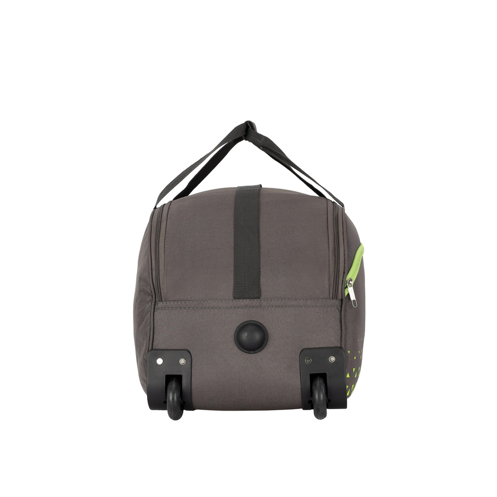 Lavie Sport Roar M Large Size 62 cms Wheel Duffle Bag For Travel | 2 Wheel Luggage Bag | Travel Duffle Wheeler Dk. Grey - Lavie World