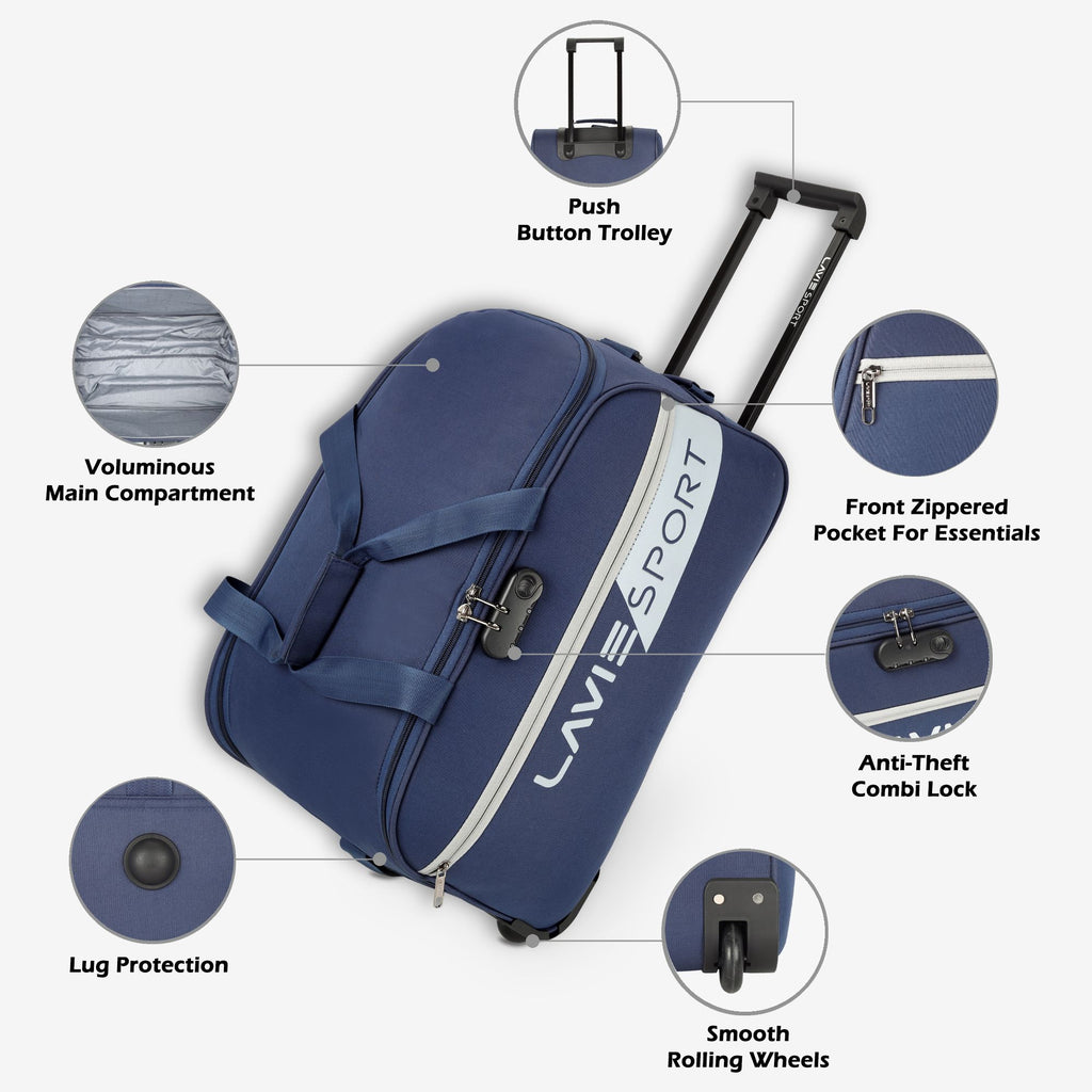 Lavie_Sport_53_cms_Camelot_Wheel_Duffle_Bag_With_Combi_Lock_|_Navy