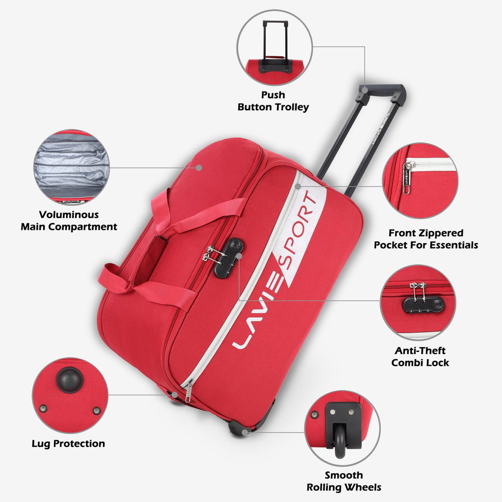 Lavie_Sport_53_cms_Camelot_Wheel_Duffle_Bag_With_Combi_Lock_|_Red