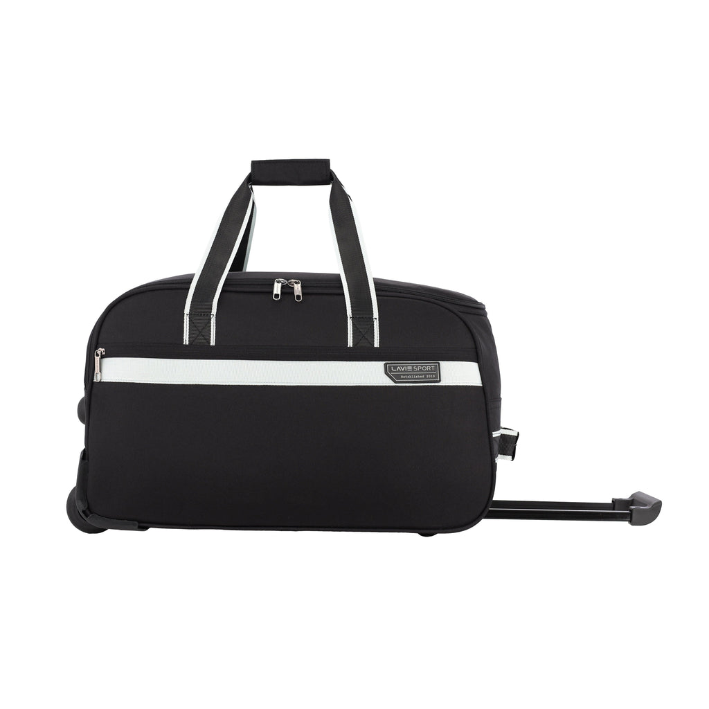 Lavie Sport Size 53 Cms Tropic Wheel Duffle Bag For Travel | Luggage Bag Black - Lavie World