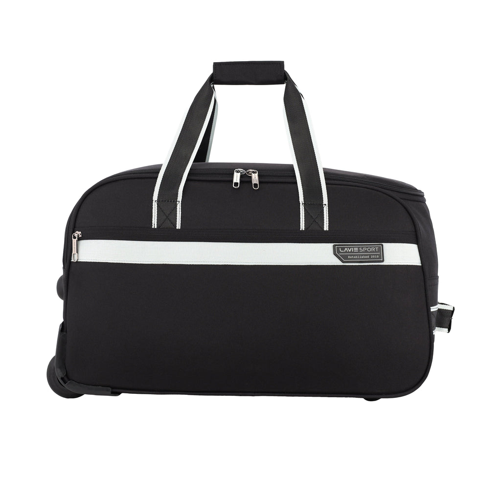 Lavie Sport Size 53 Cms Tropic Wheel Duffle Bag For Travel | Luggage Bag Black - Lavie World