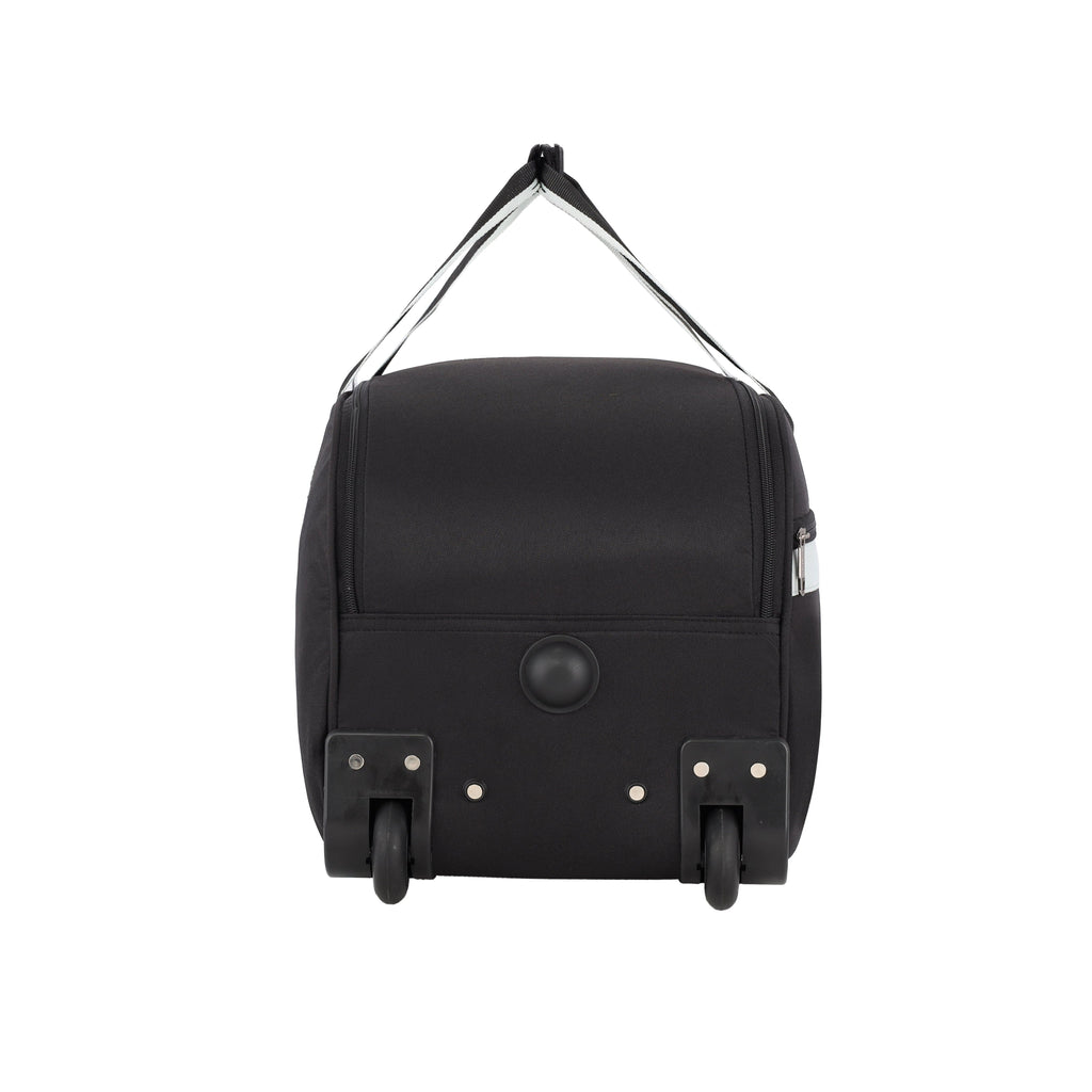 Lavie Sport Size 53 Cms Tropic Wheel Duffle Bag For Travel | Luggage Bag Black - Lavie World