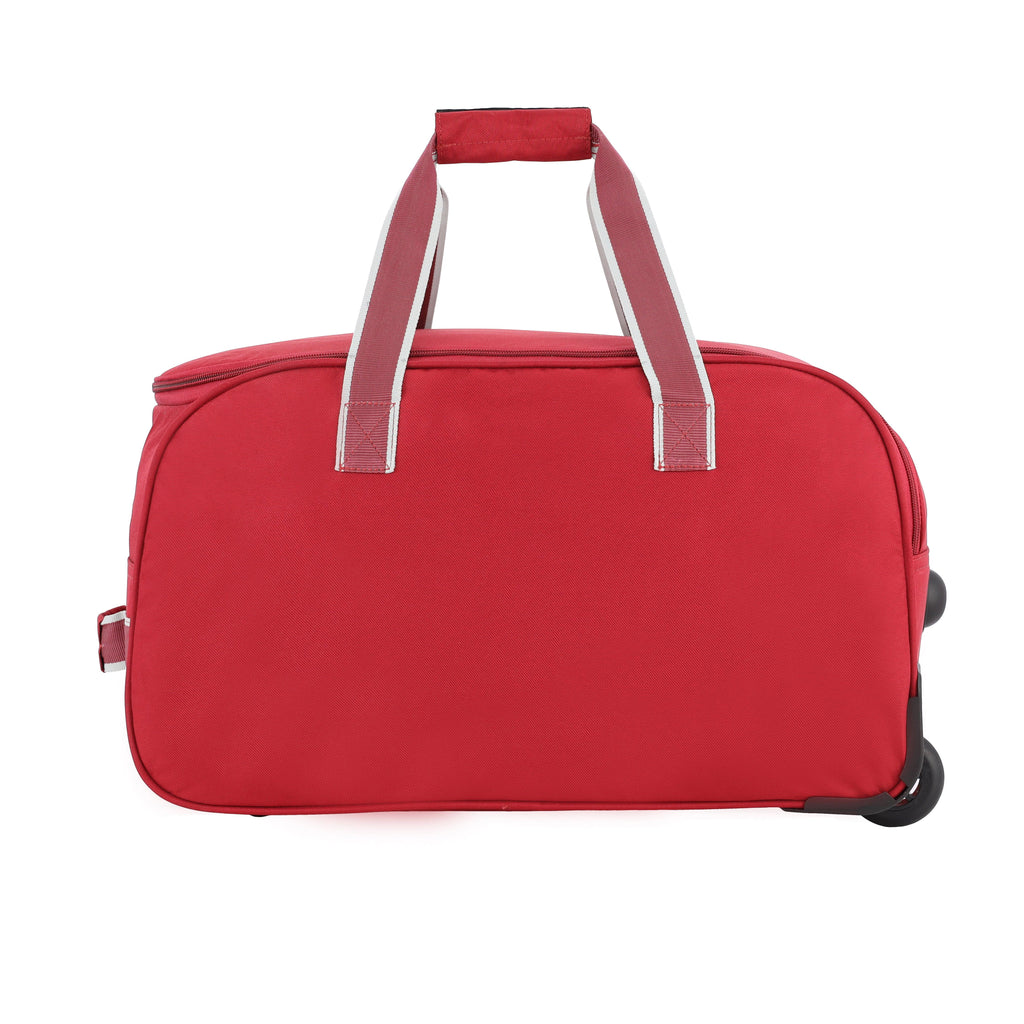 Lavie Sport Size 53 Cms Tropic Wheel Duffle Bag For Travel | Luggage Bag Red - Lavie World