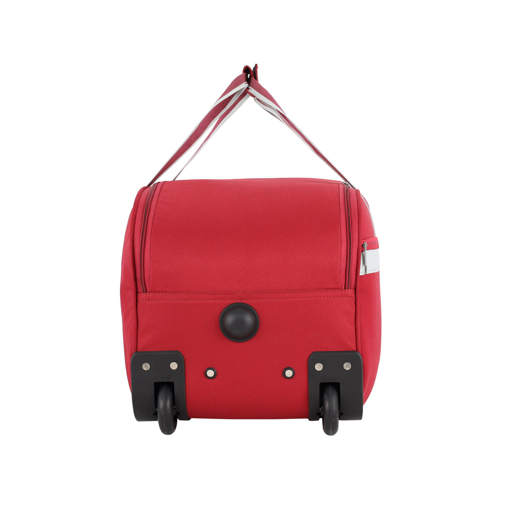 Lavie Sport Size 53 Cms Tropic Wheel Duffle Bag For Travel | Luggage Bag Red - Lavie World