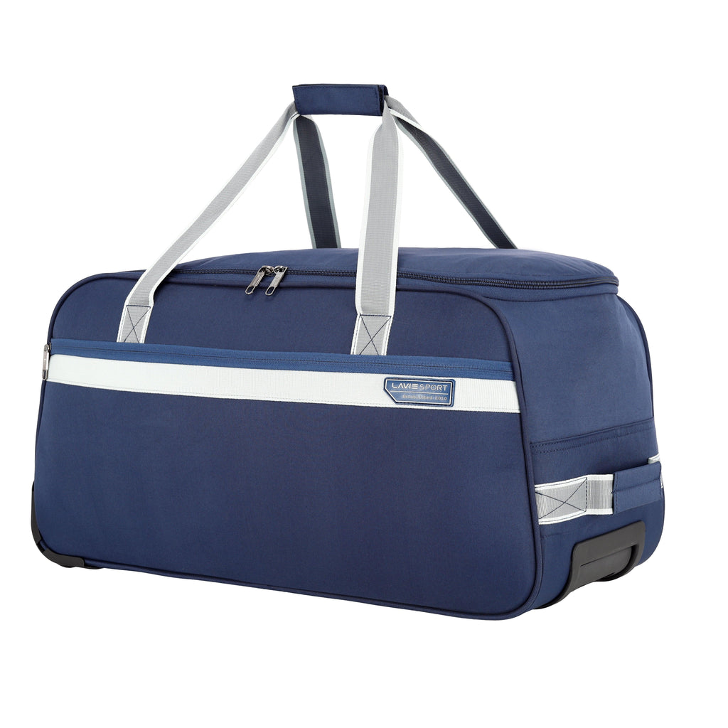 Lavie Sport Size 62 Cms Tropic Wheel Duffle Bag For Travel | Luggage Bag Navy - Lavie World