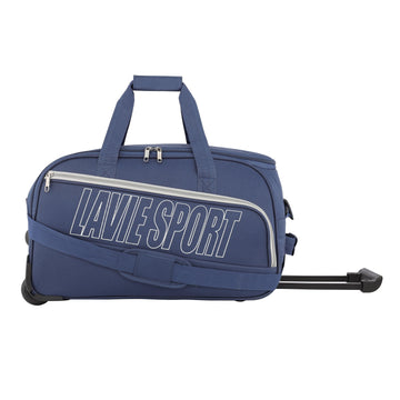 Lavie Sport Size 53 Cms Star Wheel Duffle Bag For Travel | Luggage Bag Navy - Lavie World