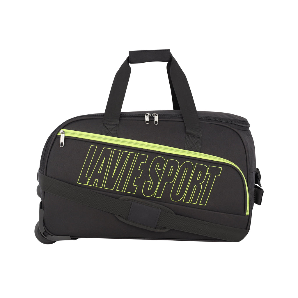 Lavie_Sport_size_53_cms_Star_Wheel_Duffle_Bag_|_Black