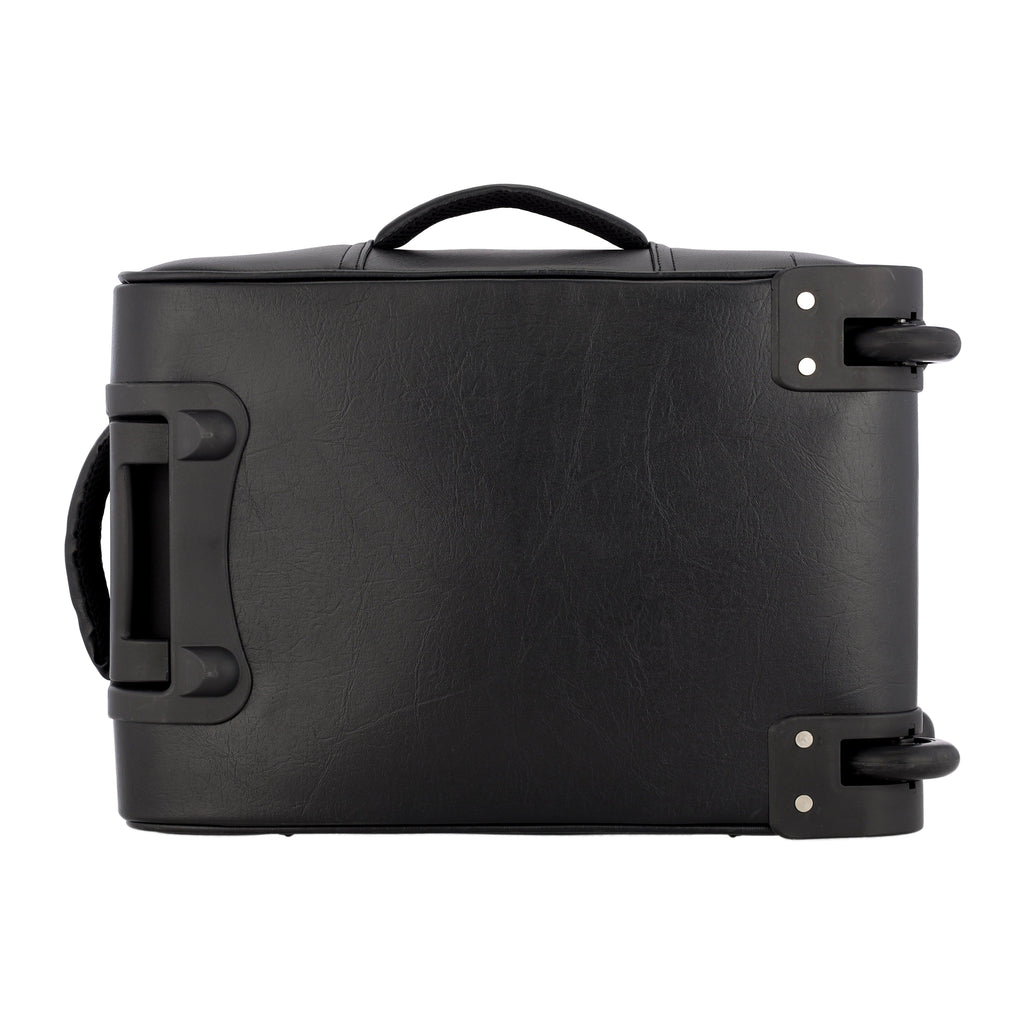 Lavie Sport 45 cms Premium Majestic NV Overnighter Laptop Trolley | Trolley Bag Black - Lavie World
