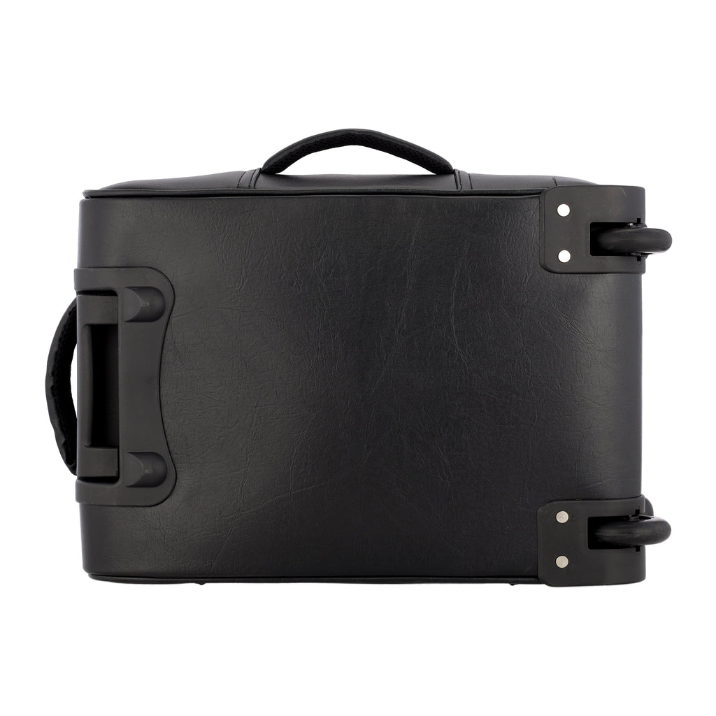 Lavie Sport 45 Cms Premium Majestic Nv Overnighter Laptop Trolley | Luggage Bag Black - Lavie World