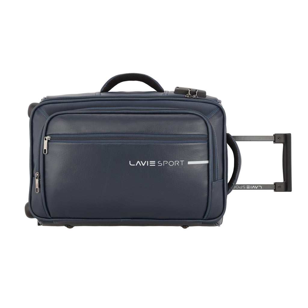 Lavie Sport 45 Cms Premium Majestic Nv Overnighter Laptop Trolley | Luggage Bag Navy - Lavie World