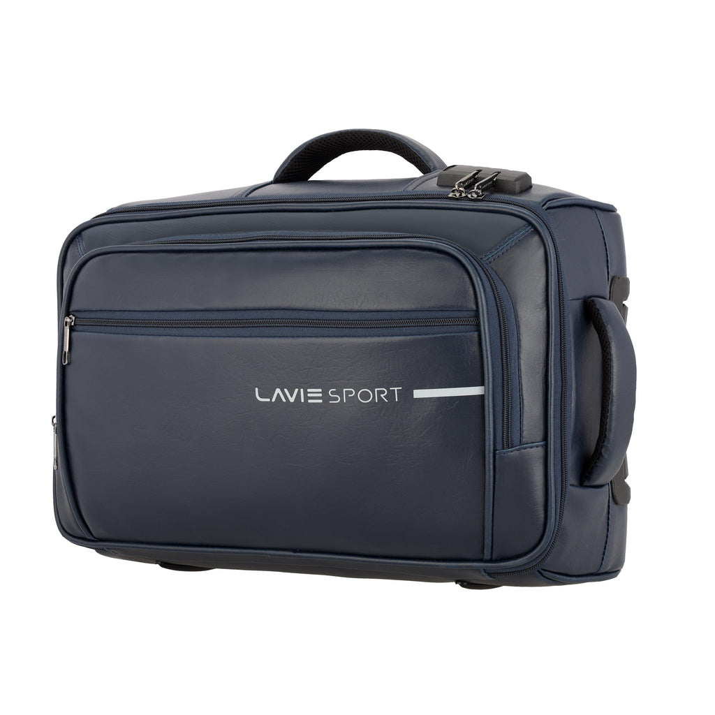 Lavie Sport 45 Cms Premium Majestic Nv Overnighter Laptop Trolley | Luggage Bag Navy - Lavie World