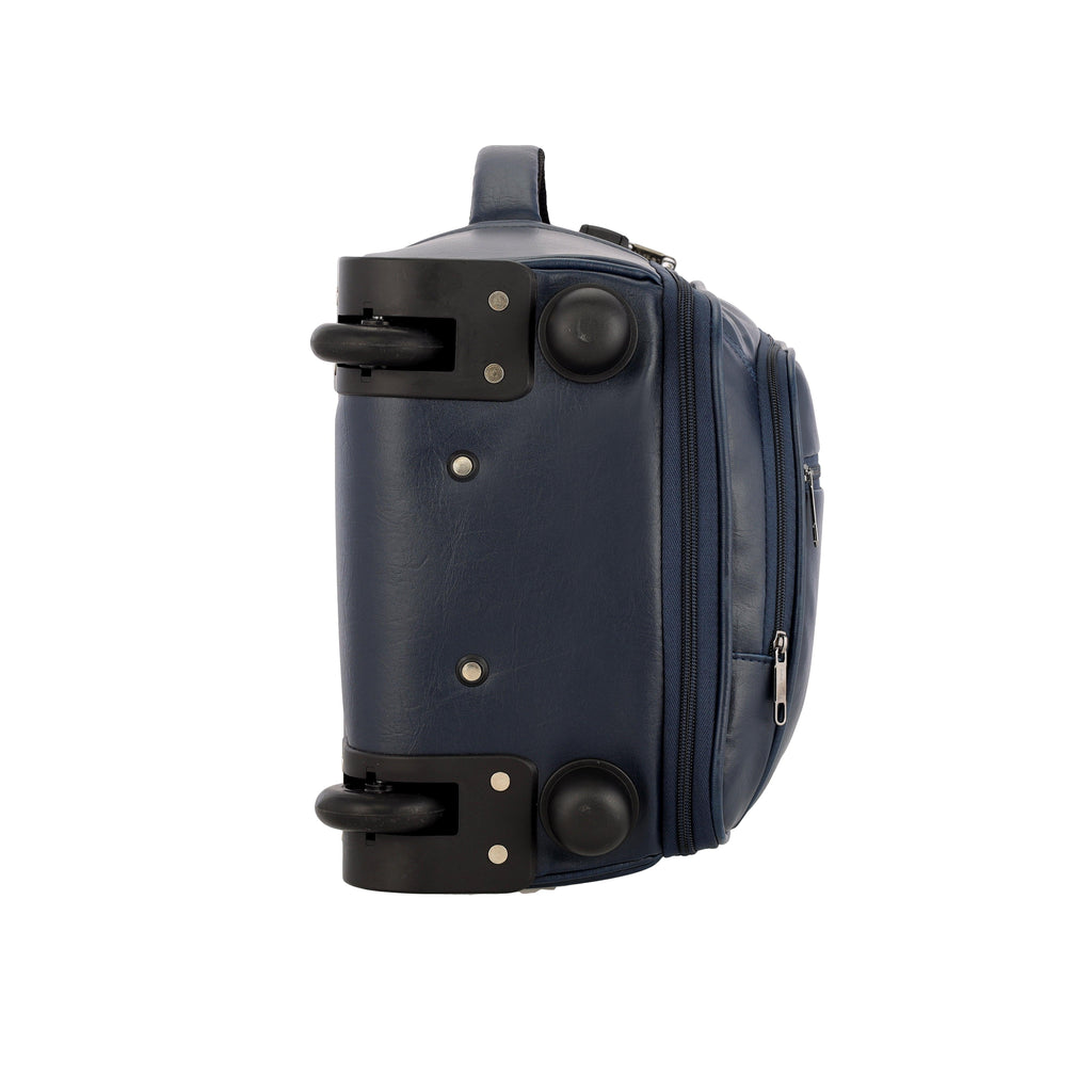 Lavie Sport 45 Cms Premium Majestic Nv Overnighter Laptop Trolley | Luggage Bag Navy - Lavie World