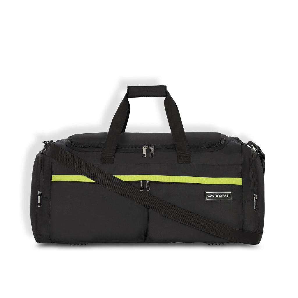 Lavie Sport Epitome 55 cms Duffle Bag For | Airbag | Duffle Black