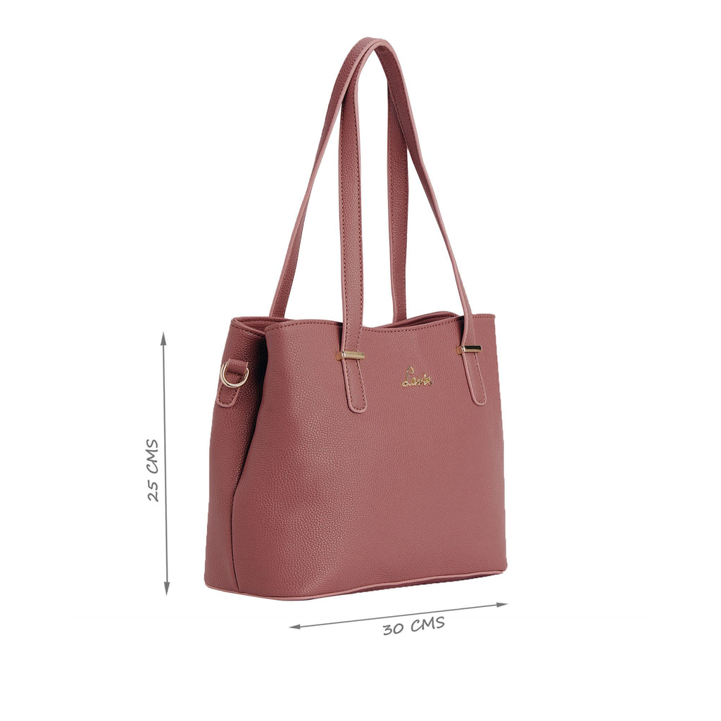 Lavie Odiase Women's 2 Compartment Satchel Bag Medium Dark Pink