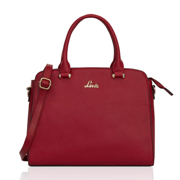 Lavie Ushawu Women's Dome Satchel Bag Medium Red
