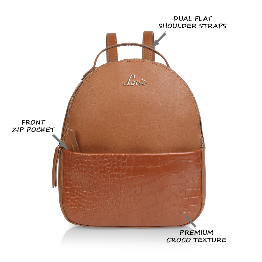 Lavie Beetle Girl's Backpack Medium Tan