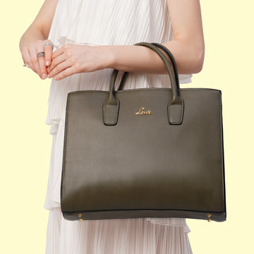 Lavie Ellon Women's Laptop Handbag Large Light Grey