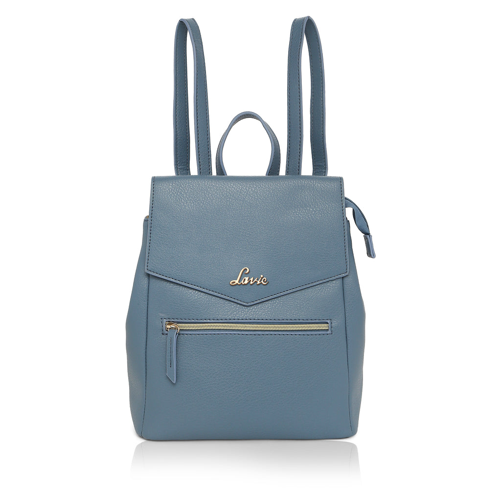 Lavie Fabio Backpack For Girls Medium Blue