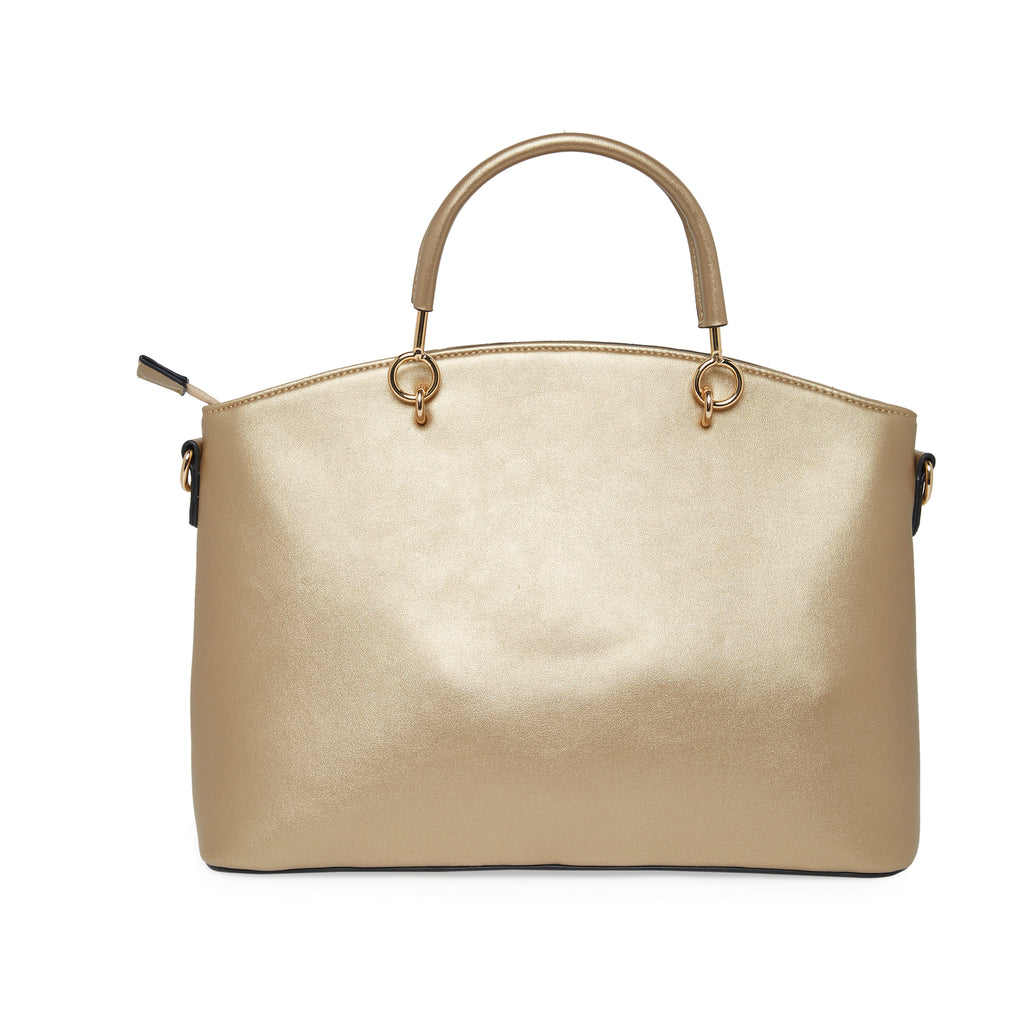 Lavie Star Babel Women's Satchel Bag Medium Gold