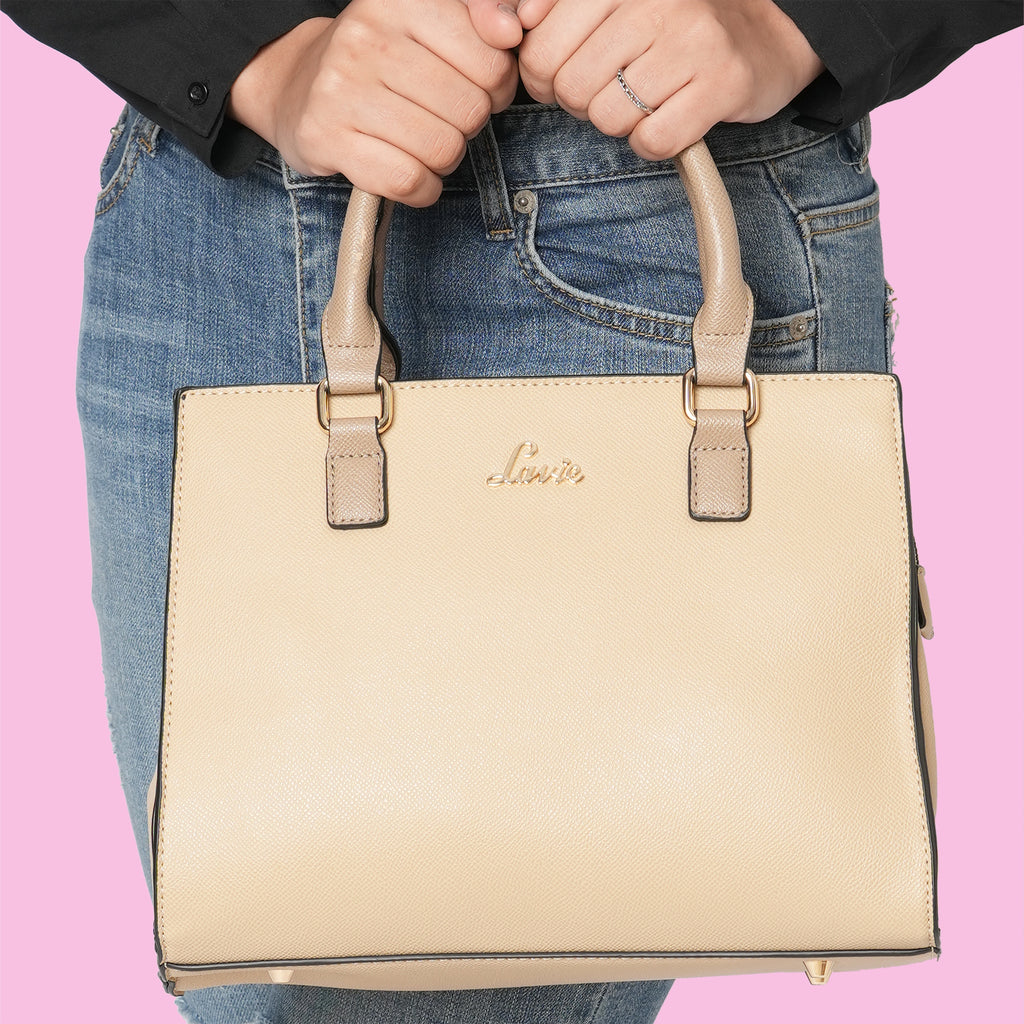 Lavie Shelly 22 Women's Satchel Bag Medium Beige