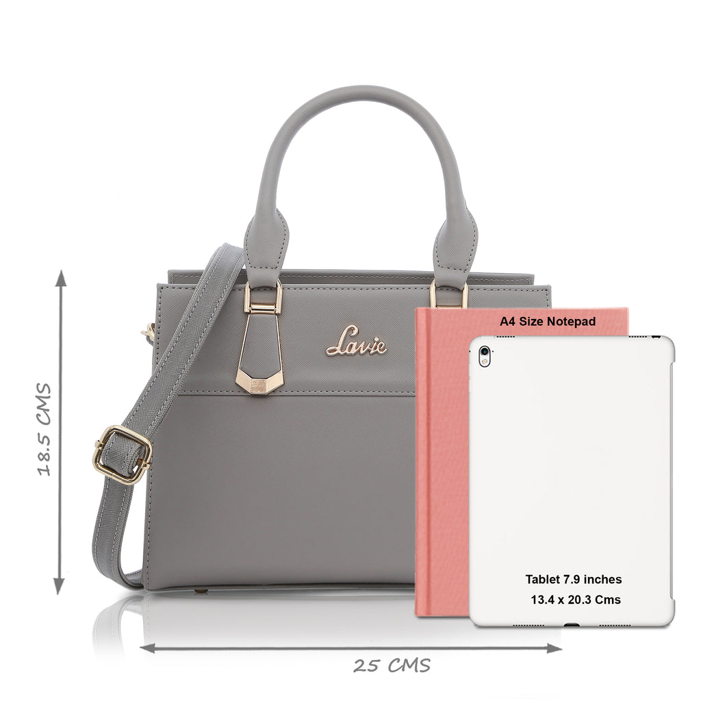 Lavie Celine Women's Satchel Bag Small Light Grey
