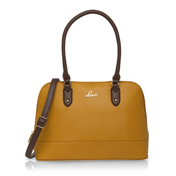 Lavie Hilite Lara Women's Satchel Bag Medium Ochre