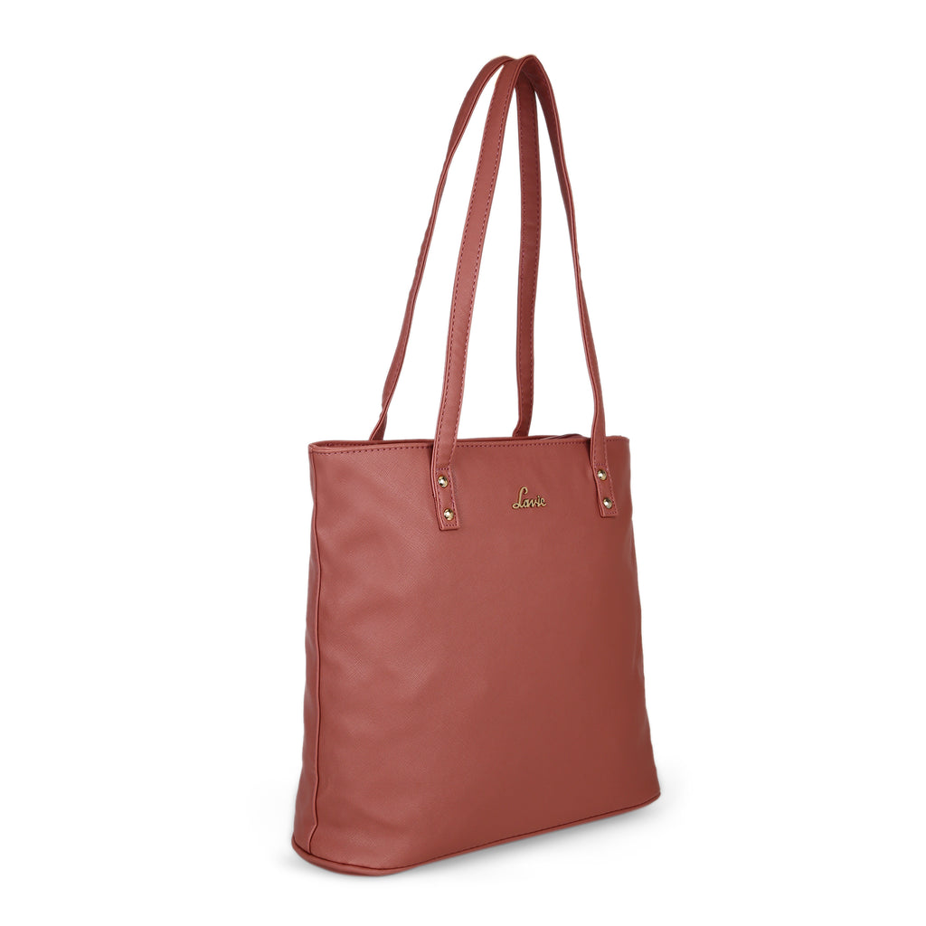 Lavie Shopper Women's Tote Bag Handbag Large Dark Pink