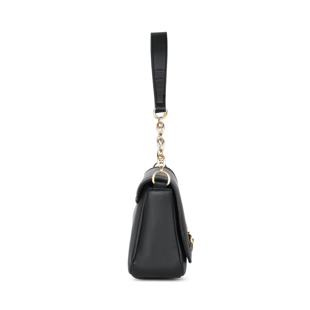 Lavie Luxe Chain Women's Hobo Bag Medium Black