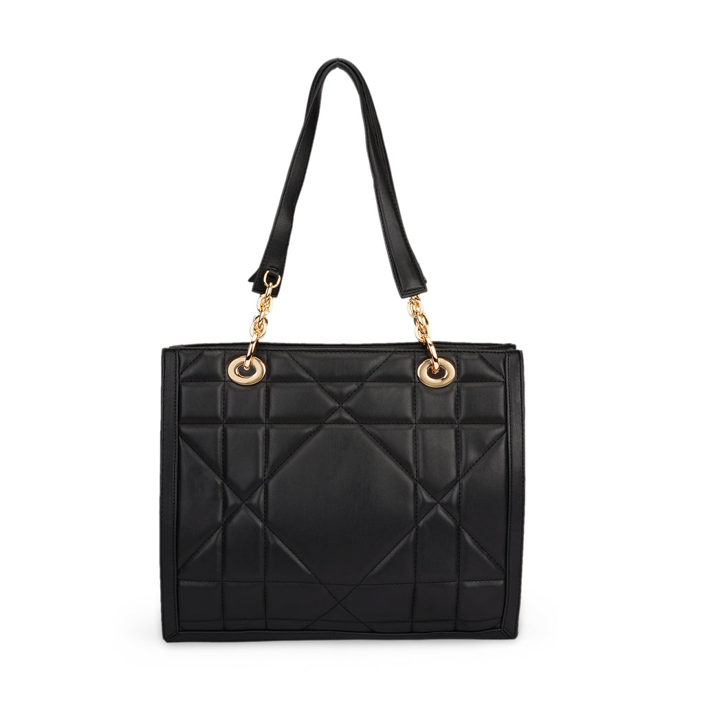 Lavie Luxe Diobox Women's Satchel Bag Large Black
