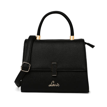 Lavie Gypsy 23 Women's Flap Satchel Bag Medium Black