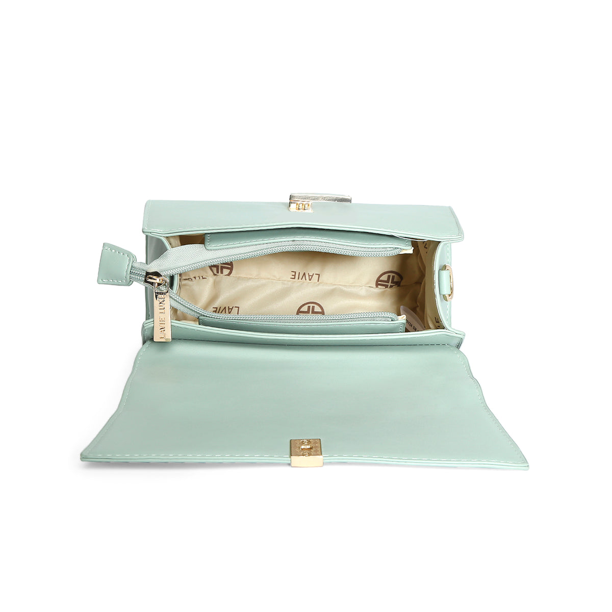 Lavie Luxe Ipsy Women's Flap Satchel Bag Medium Mint