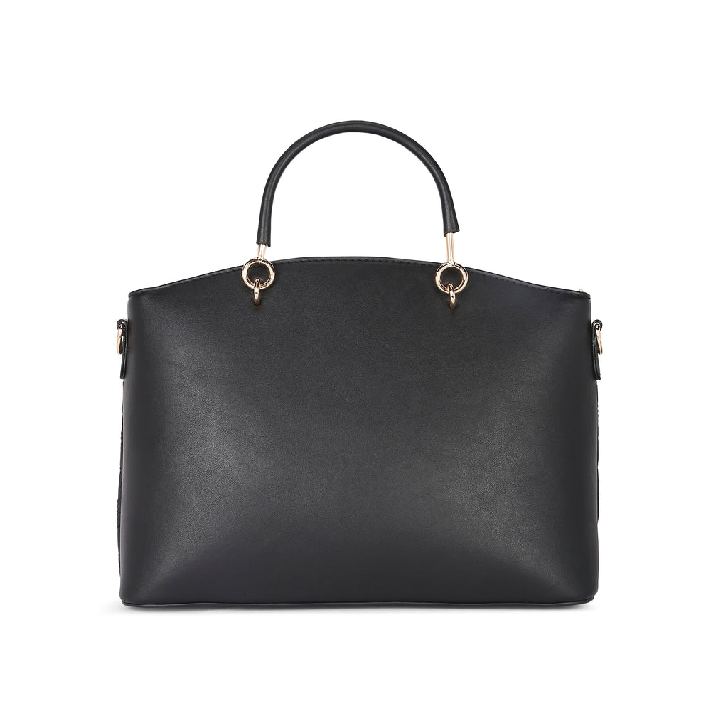 Lavie Luxe Babel Women's Satchel Bag Medium Black