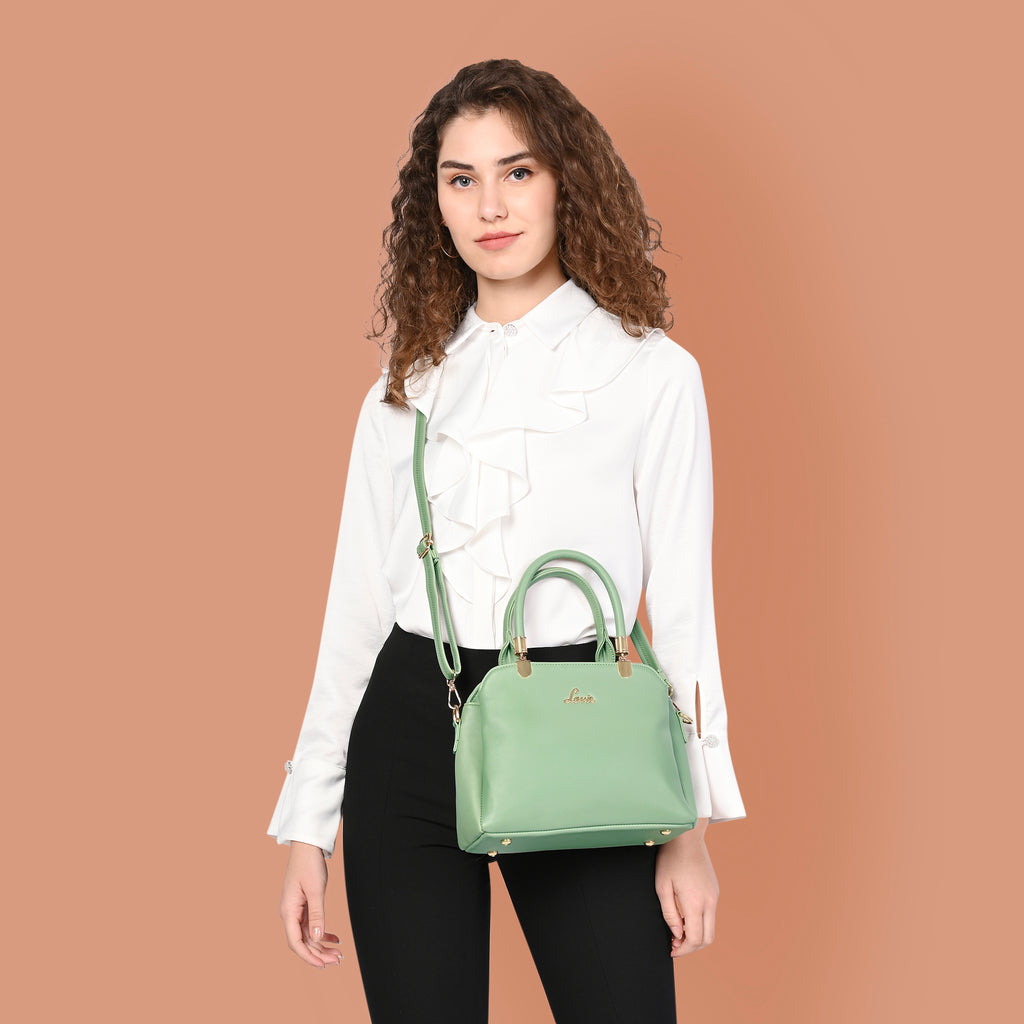 Lavie Hypazeem Women's Satchel Bag Small Mint