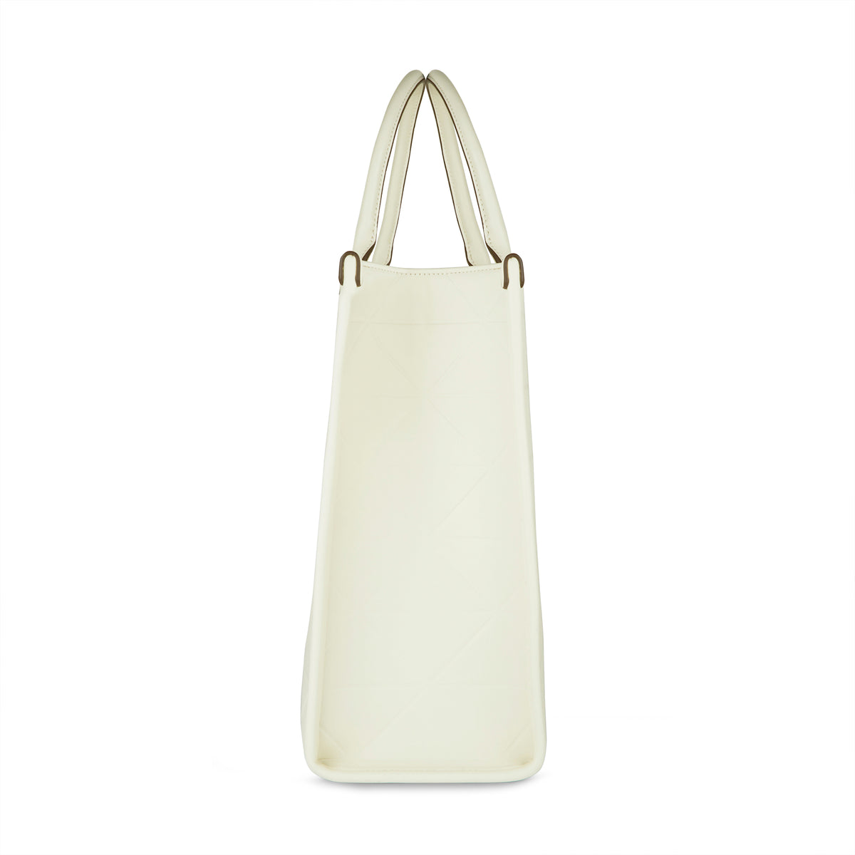 Lavie Luxe Mona Box XL Satchel Bag Extra Large Off White